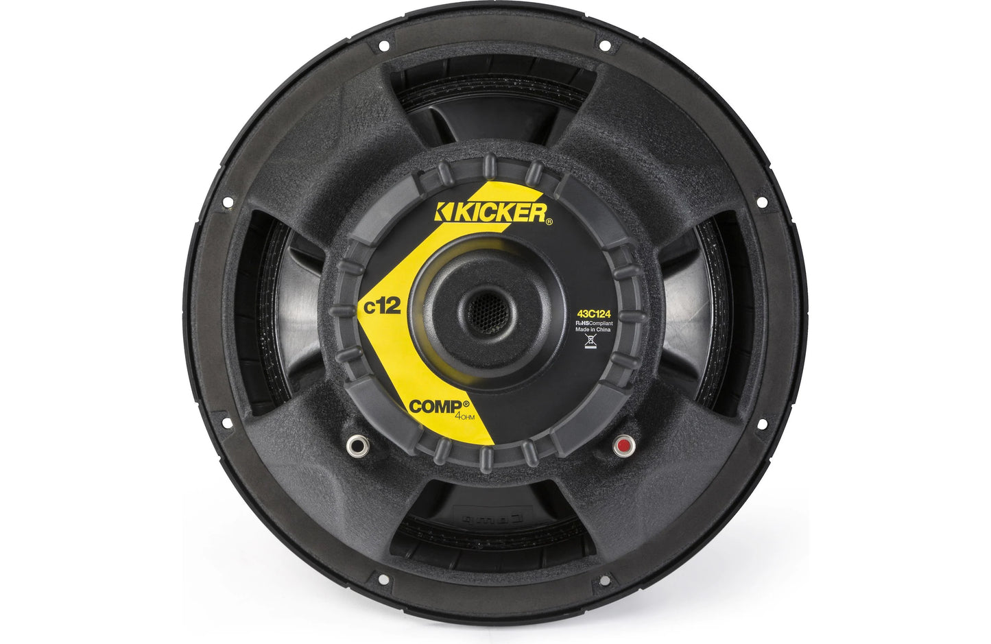 Kicker COMP12 12" Comp Series Subwoofer 4 Ohm SVC