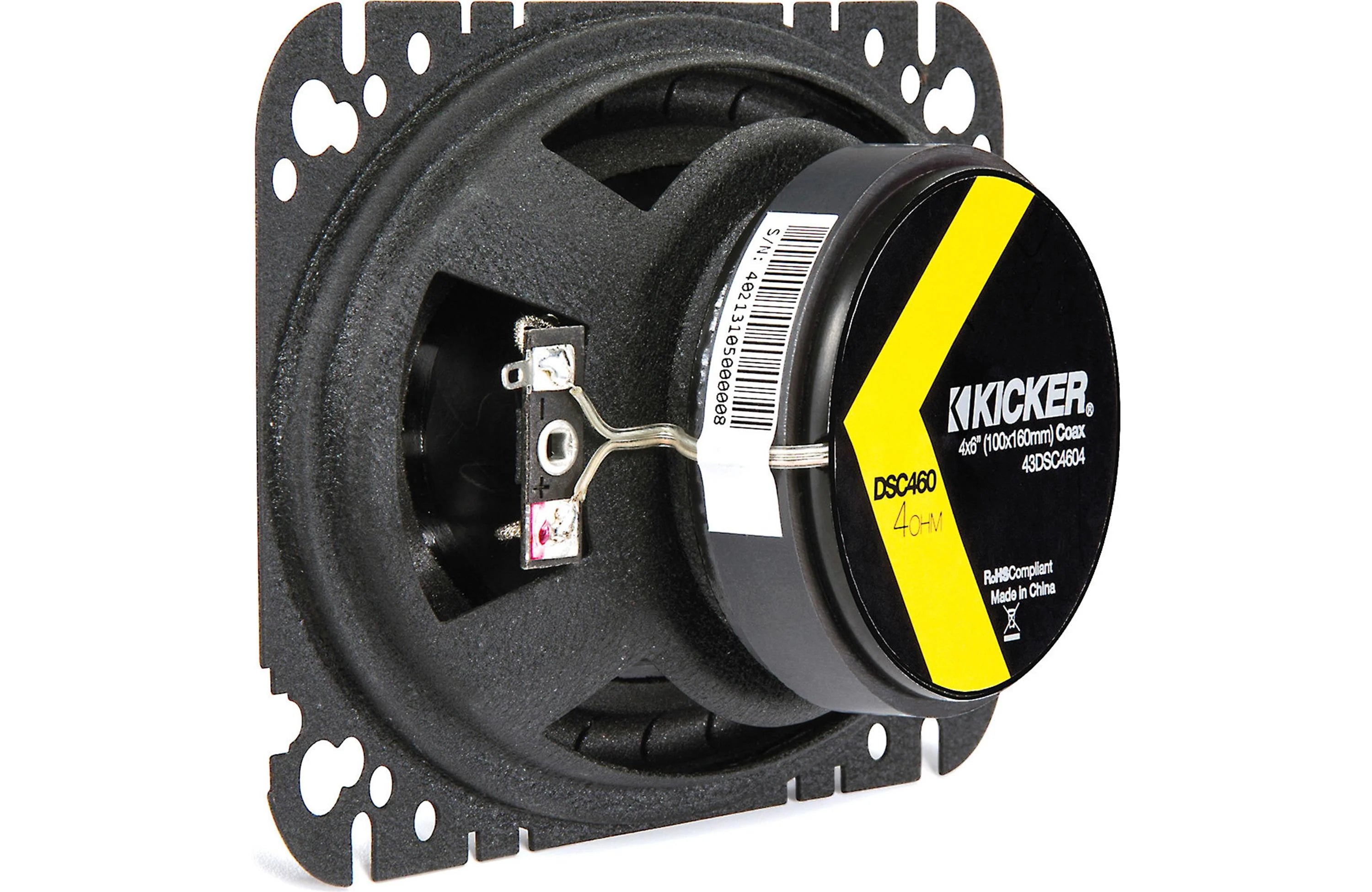 Kicker DSC464 DS Series 4x6" Speakers 2-Way 120W Max