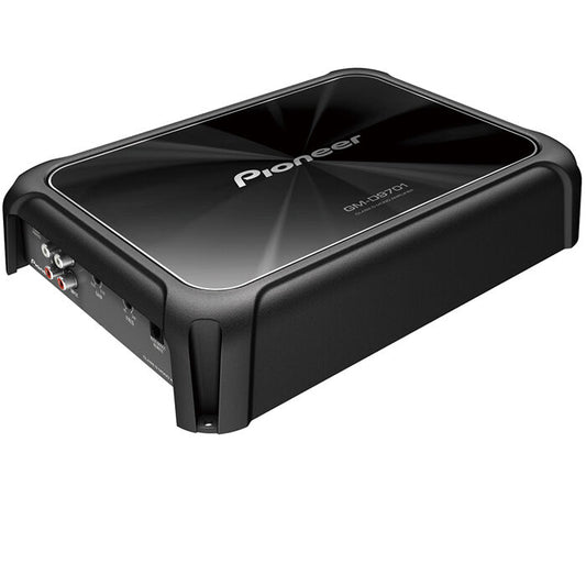 Pioneer GMD9701 Class D Mono Amplifier w Wired Bass Boost Remote 2400 Watts Max