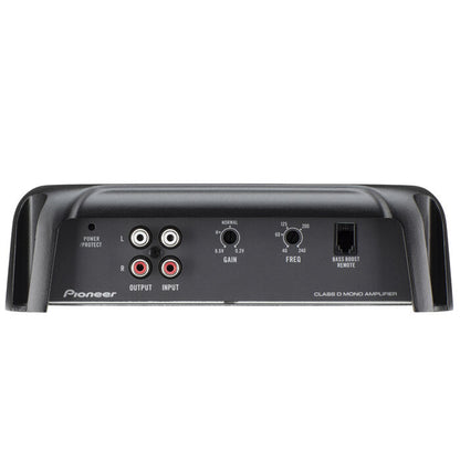 Pioneer GMD9701 Class D Mono Amplifier w Wired Bass Boost Remote 2400 Watts Max